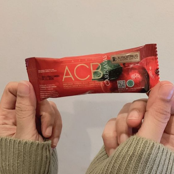 ACB CARDIAVAS Original 100% Minuman Serbuk Rasa Apel