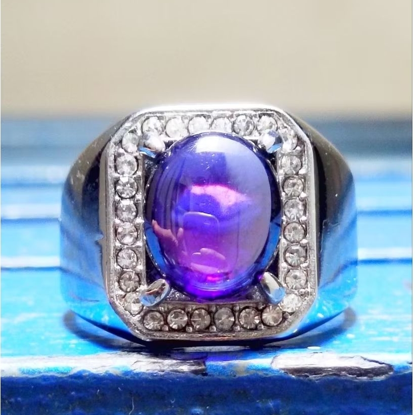 CINCIN AKIK KECUBUNG RING TITANIUM