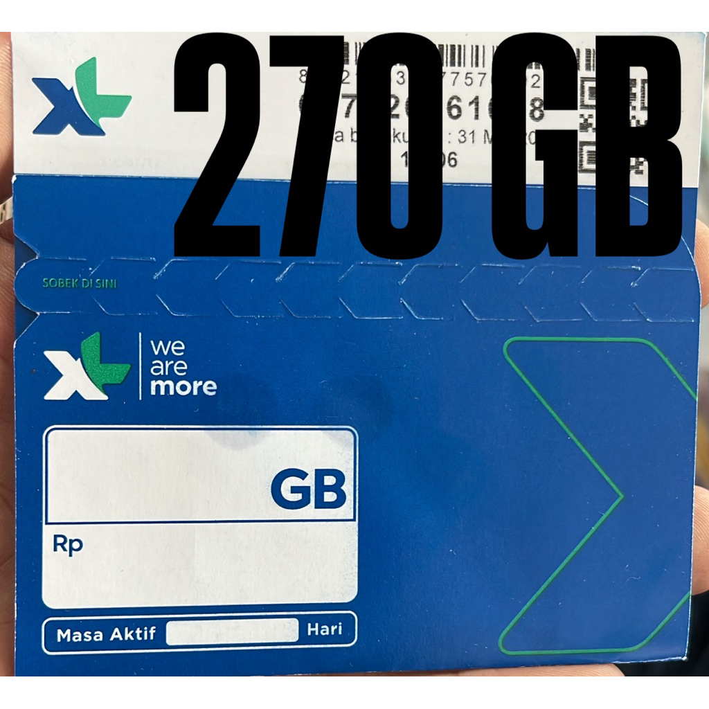 KARTU XL 270 GB KUOTA UTAMA