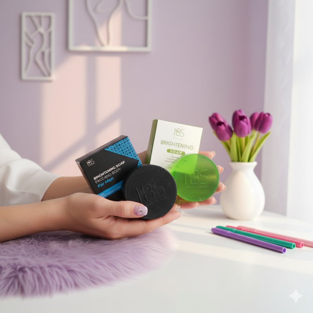 READY IBS BRIGHTENING SOAP 12× Mencerahkan Sabun Flek Hitam