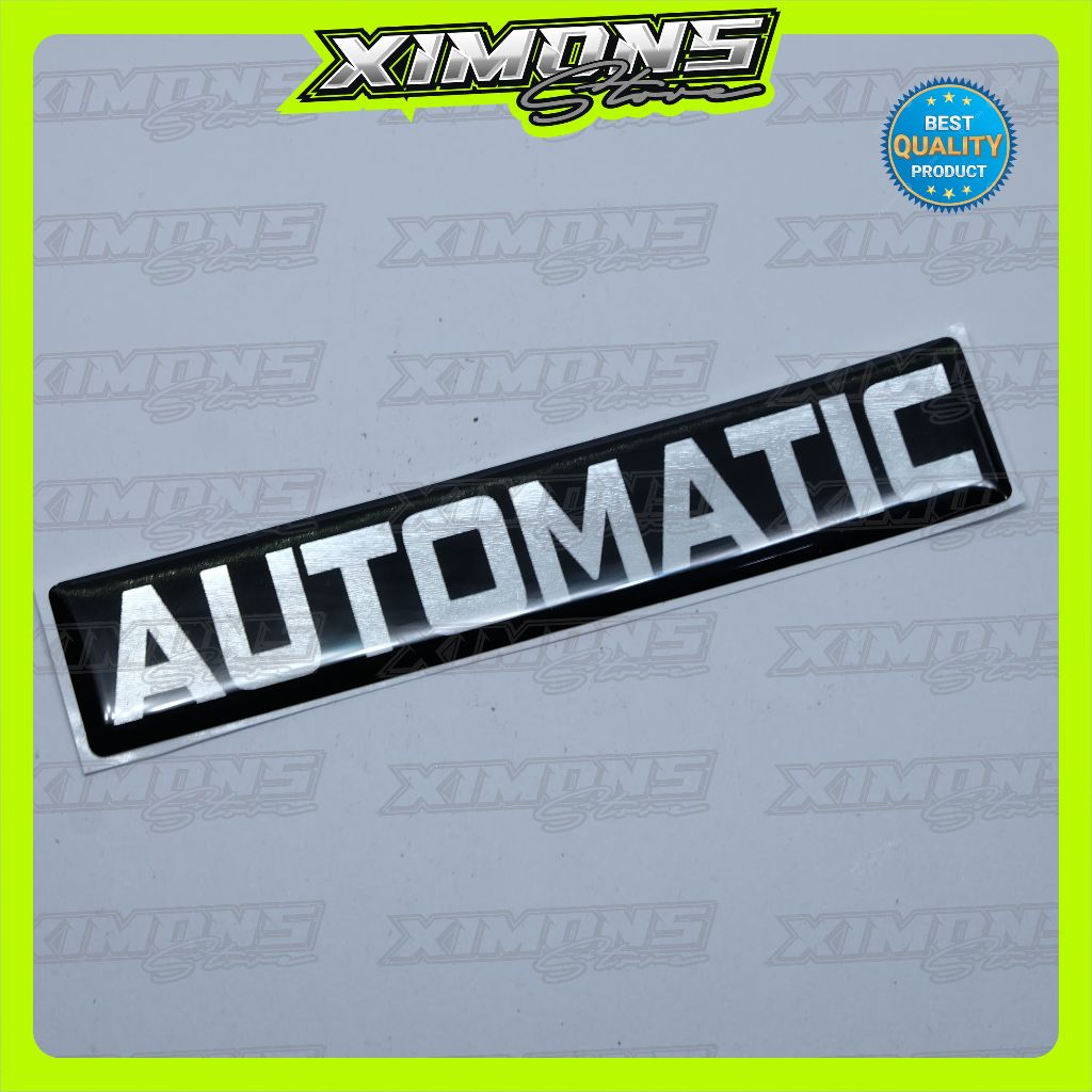 Emblem timbul Automatic kijang lgx / emblem mobil automatic / emblem kijang matic