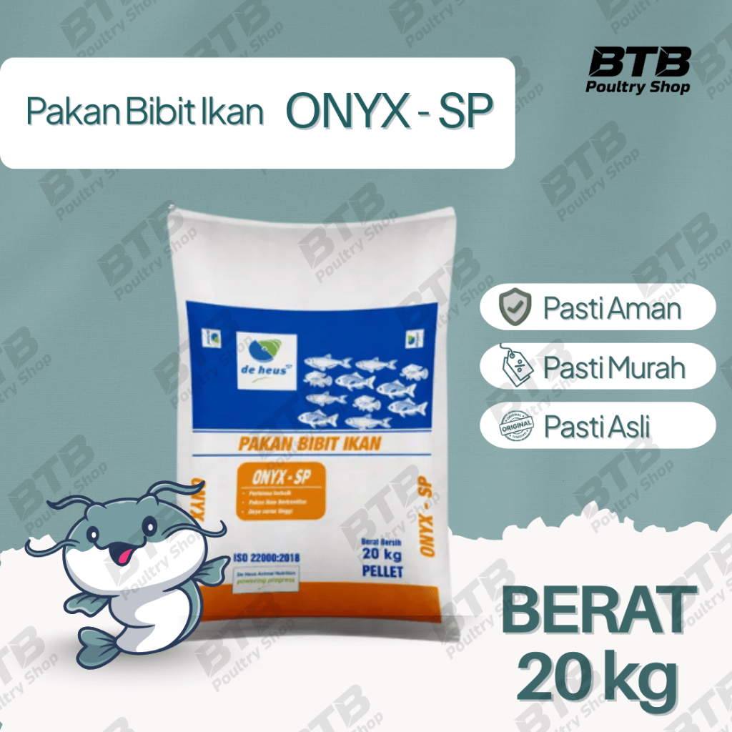 Onyx SP Pakan Ikan Pelet Ikan 1 Sak 20Kg | Repack 10Kg