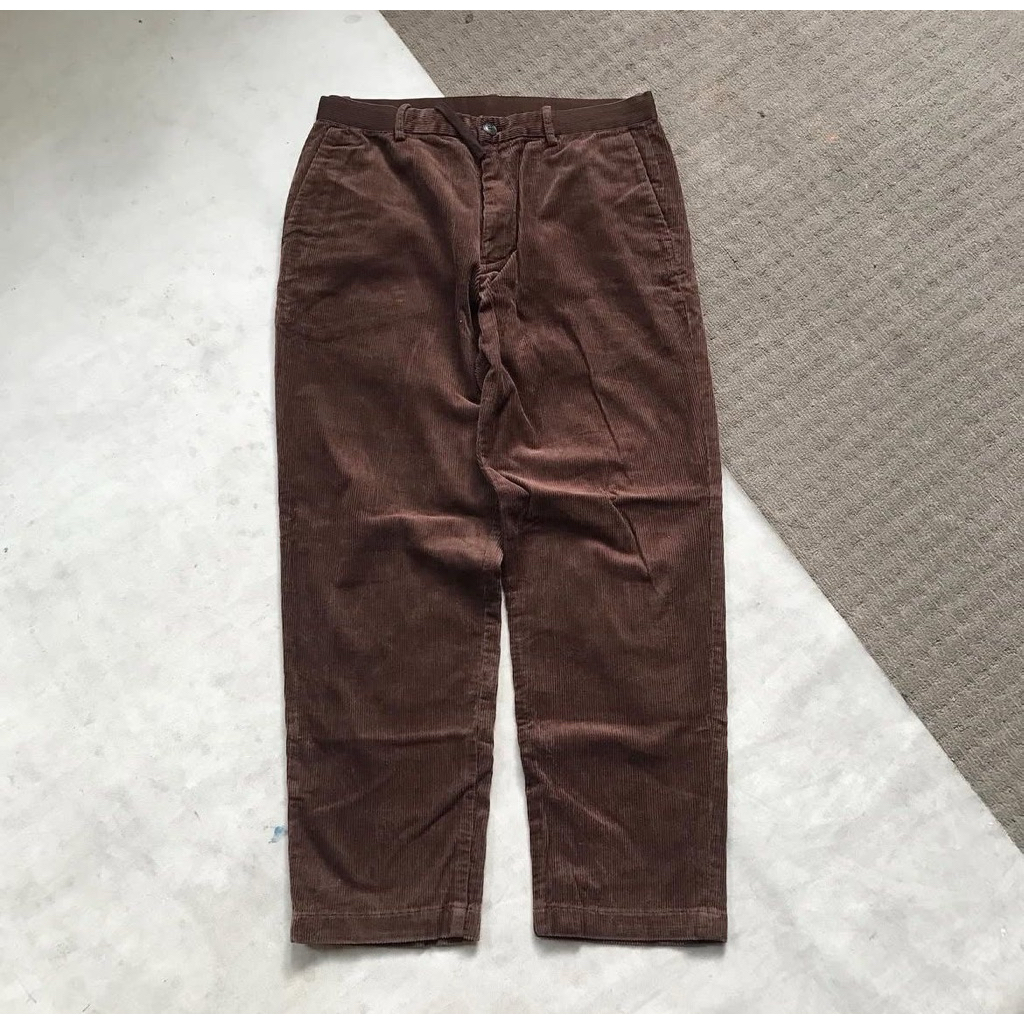 Uniqlo Ankle Pants Corduroy dark brown