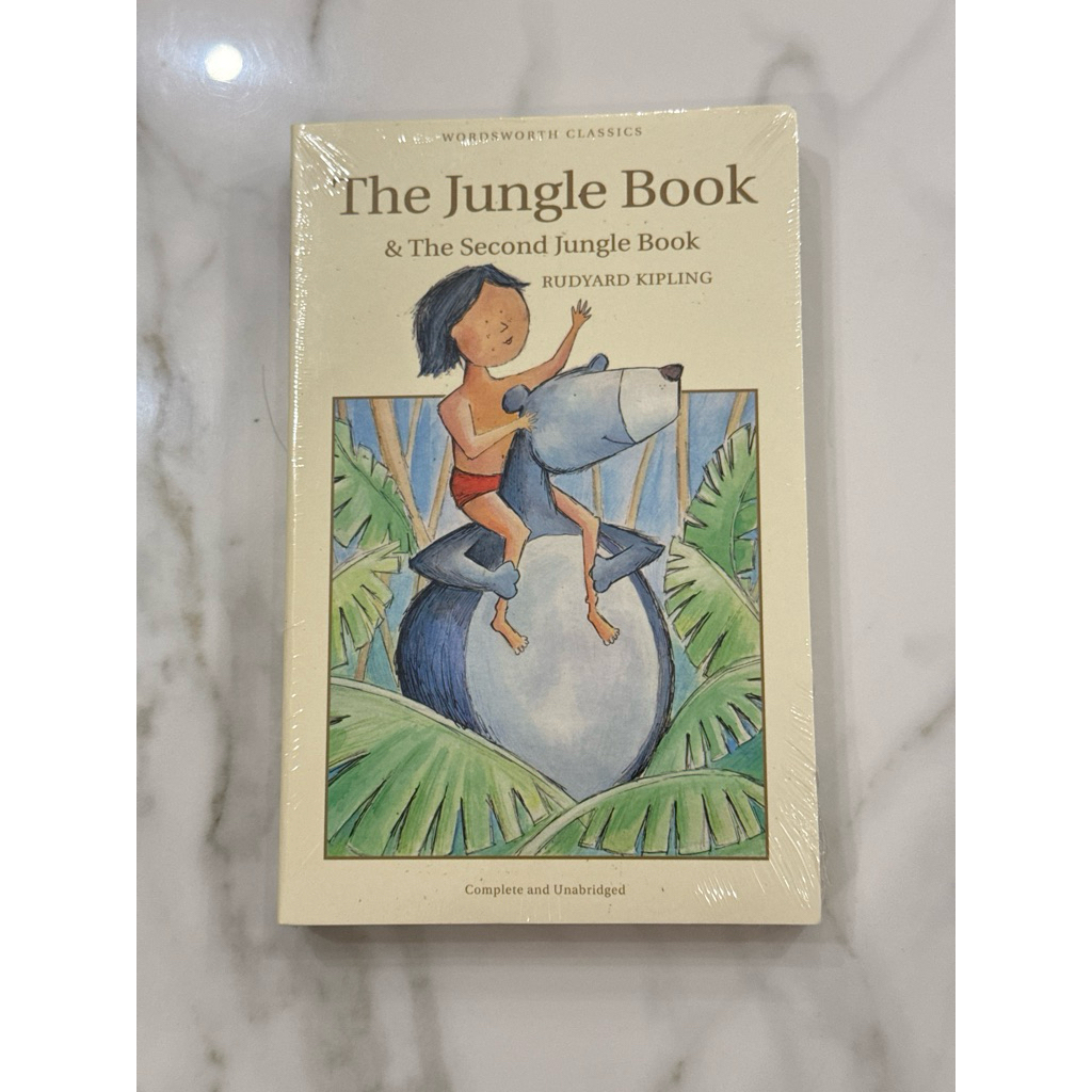 The Jungle Book & The Second Jungle Book by Rudyard Kipling Novel Original