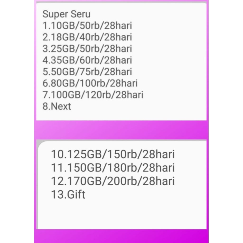 KARTU PERDANA telkomsel sueper seru 5,6,14,20,42gb COMBO SAKTI, INTERNET SAKTI, TELPON SAKTI TELKOMS
