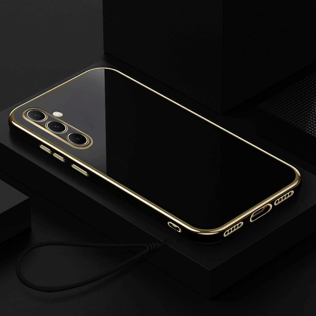 Case Samsung A55 5G Softcase Silicon Plating Mewah