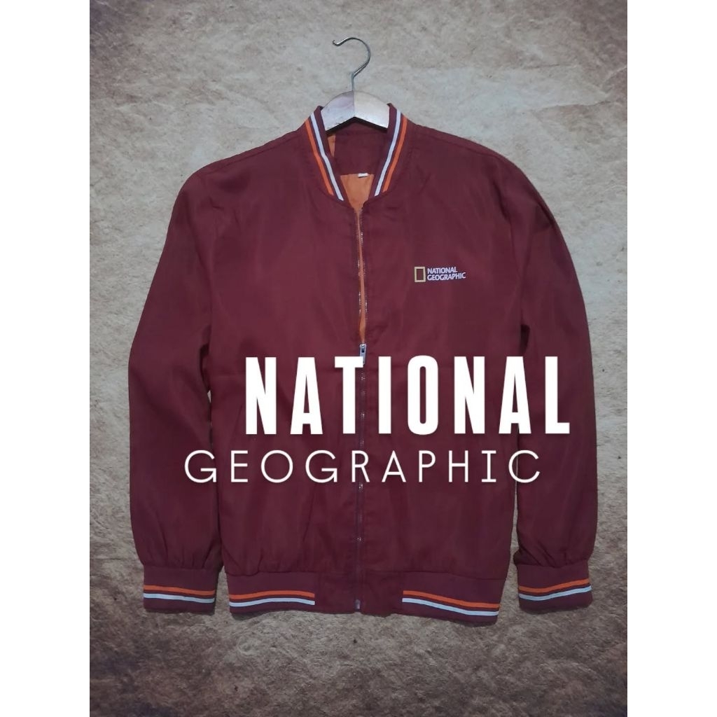 Jaket casual bomber NATIONAL GEOGRAPHIC second murah