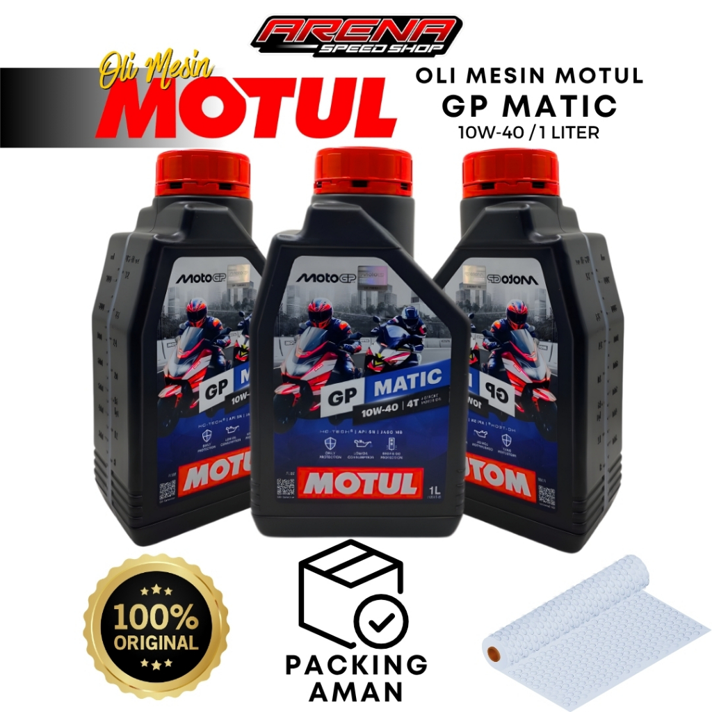 MOTUL GP Matic 4T 10W40 1 Liter Oli Motul Motor NMax Aerox Xmax Lexi Vario PCX Original