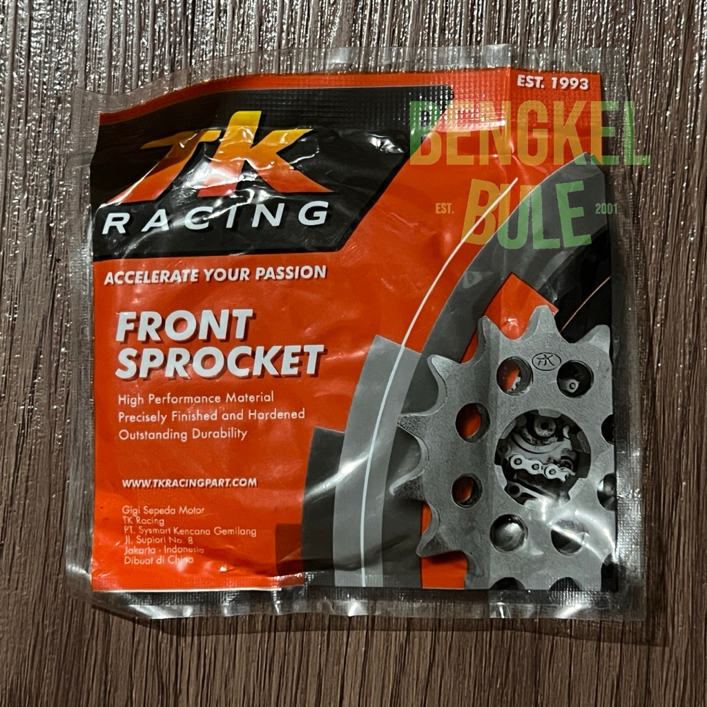 gear depan TK racing 520 CBR150-CB150-Sonic150-Tiger/Gl | bengkel bule