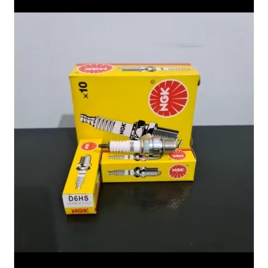 Busi NGK D6 D6HS Motor Honda Astrea C90 S90Z 1kotak(10pcs) Busi NGK D6 D6HS/D6HA Motor Honda Astrea 