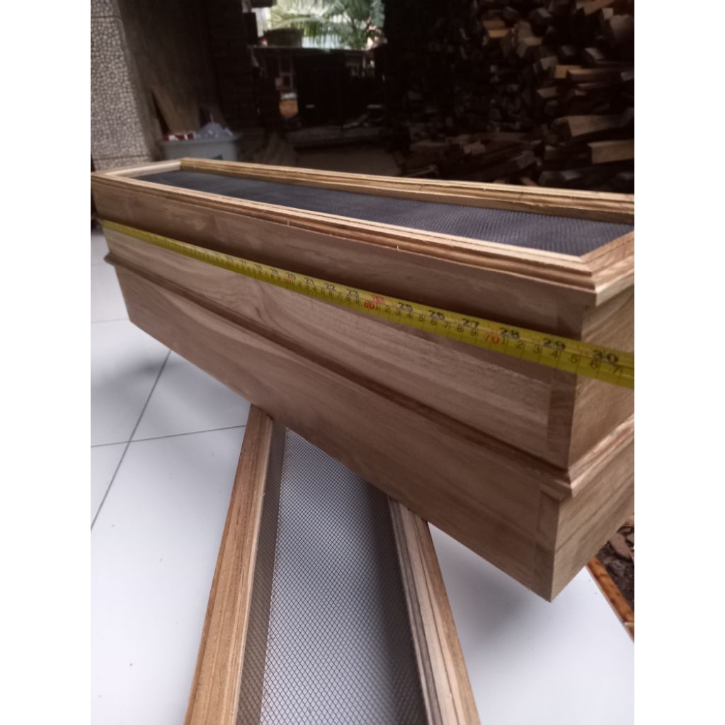 LOSTER KAYU JATI 75x15+KAWAT NYAMUK