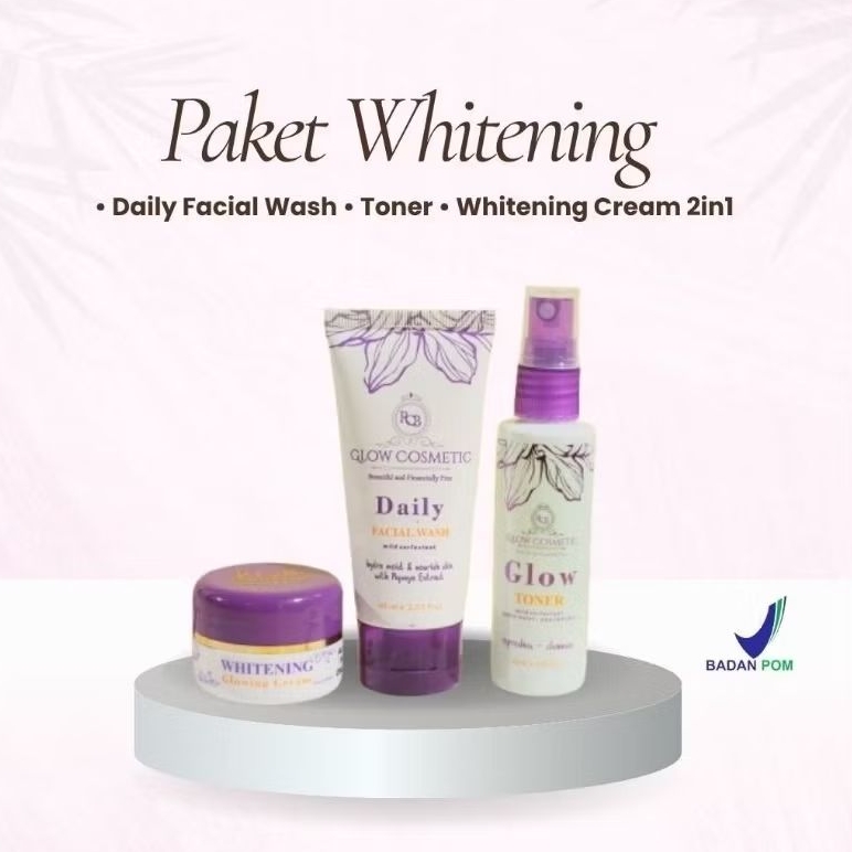 PAKET LENGKAP WHITENING RCB GLOW