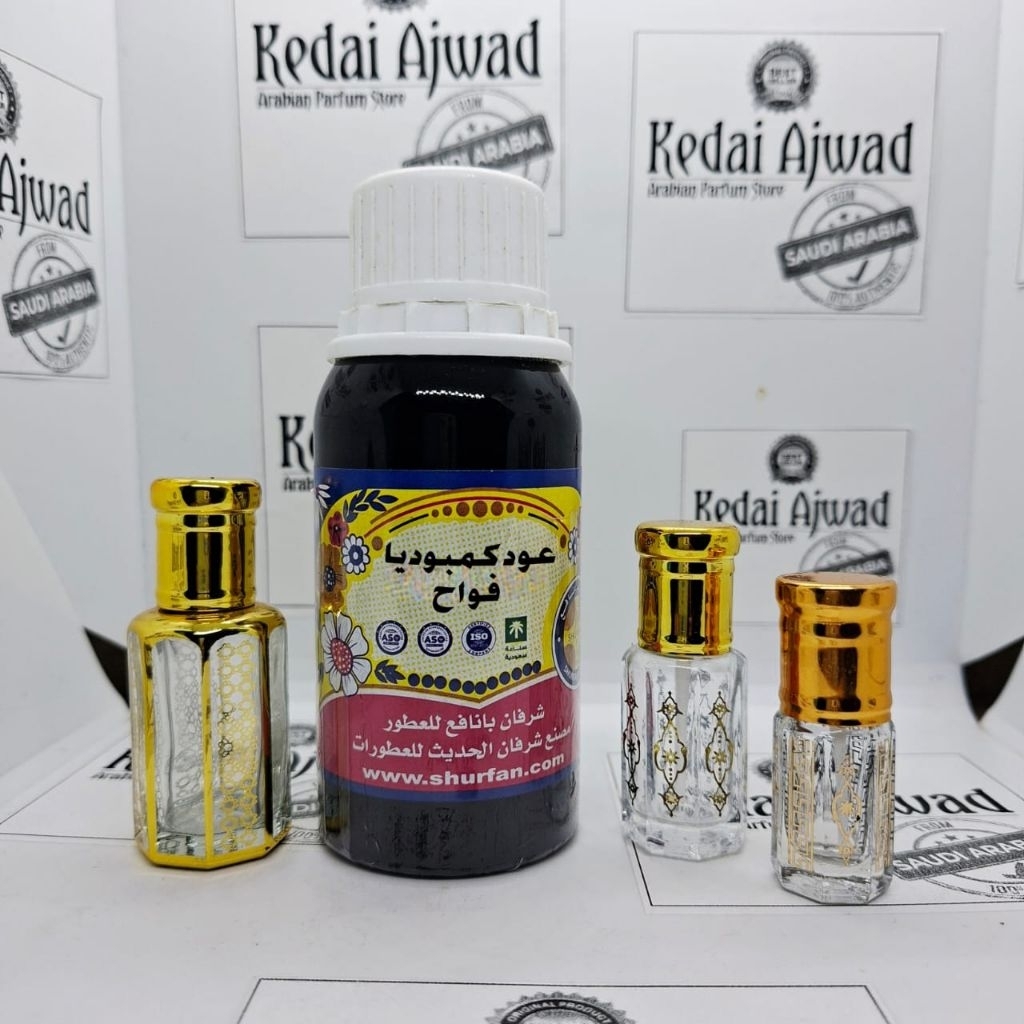 Oud Cambodi Fawah Shurfan | Minyak Oud Cambody Fawah BIBIT MURNI 100 % By Shurfan Banafa