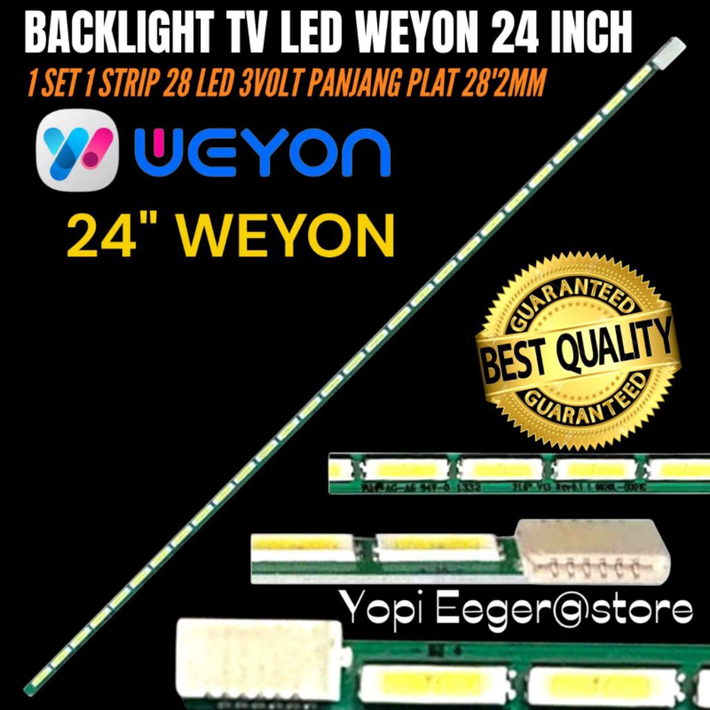 BACKLIGHT TV LED WEYON 24 INCH BACKLIGHT TV 24 INCH