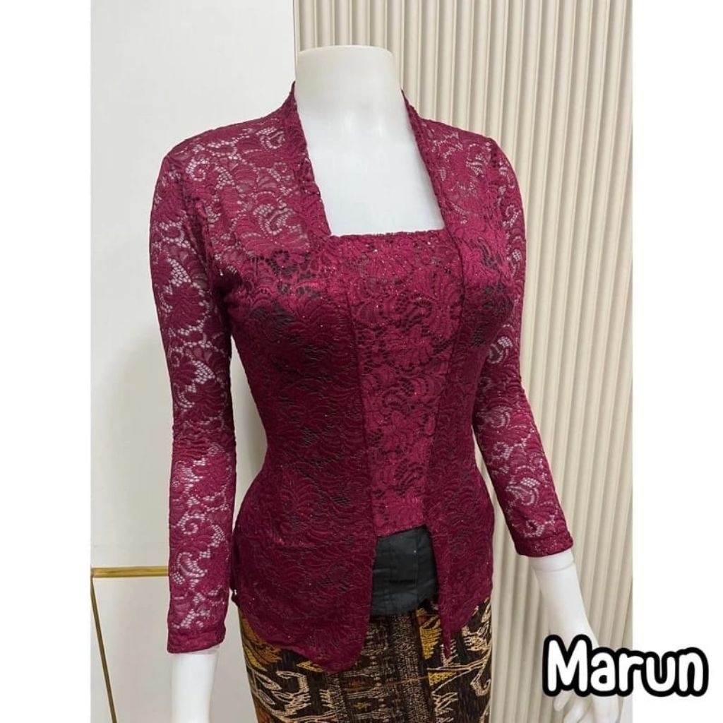 FREE BROS Kebaya Bali Modern / Kebaya Kutu Baru Modern /Baju Adat Bali /Baju Tradisional /Atasan Keb