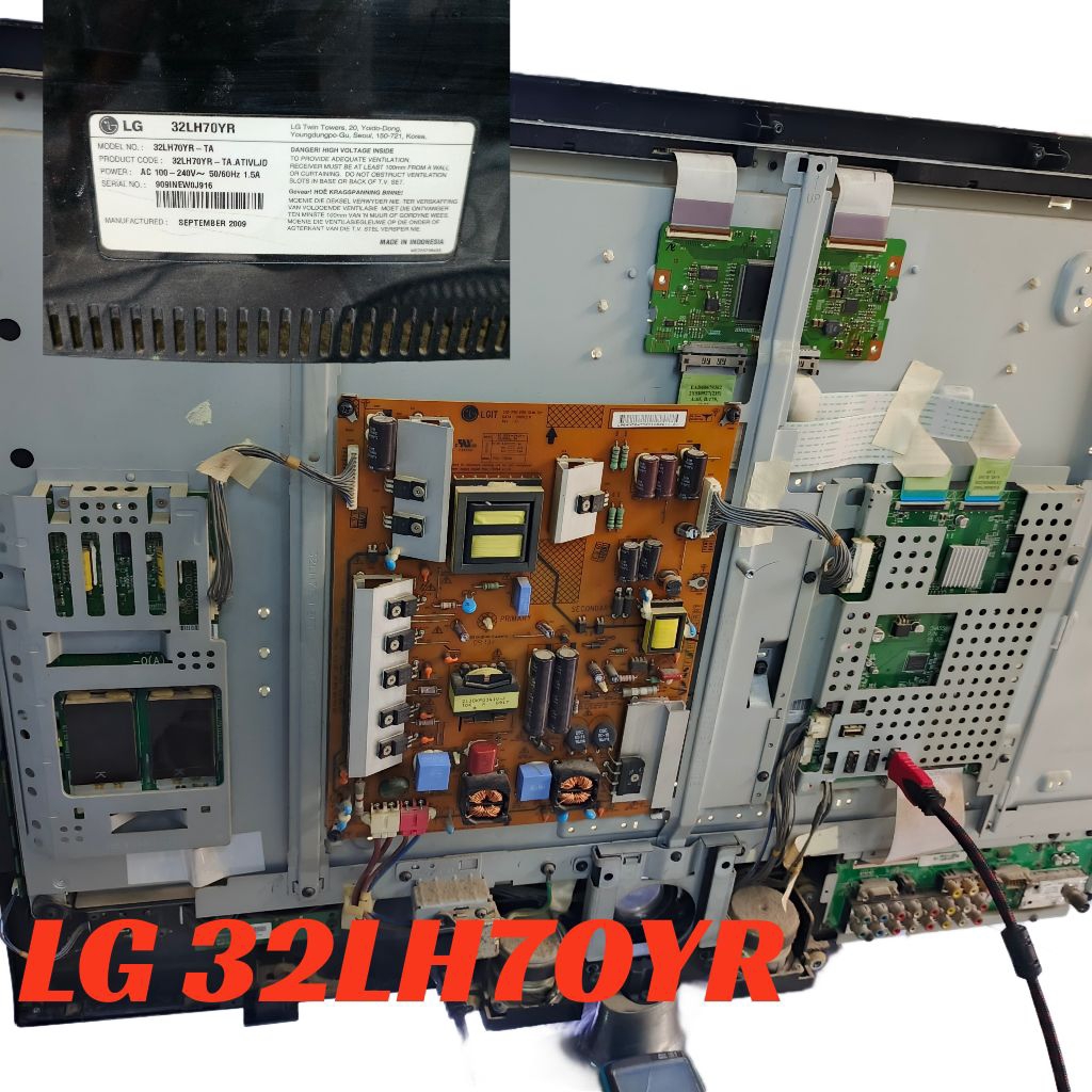 sparepart tv lg 32LH70YR - mb lg 32lh70yr - psu tv lg 32lh70yr