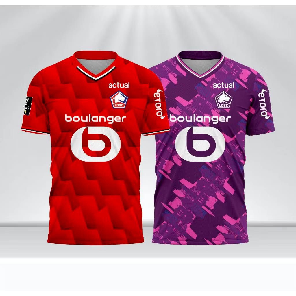 JERSEY LOSC LILLE 25/26 HOME AWAY 3RD 4TH SPESIAL EDITION VERDONK GRATIS NAMA DAN NOMOR PUNGGUNG