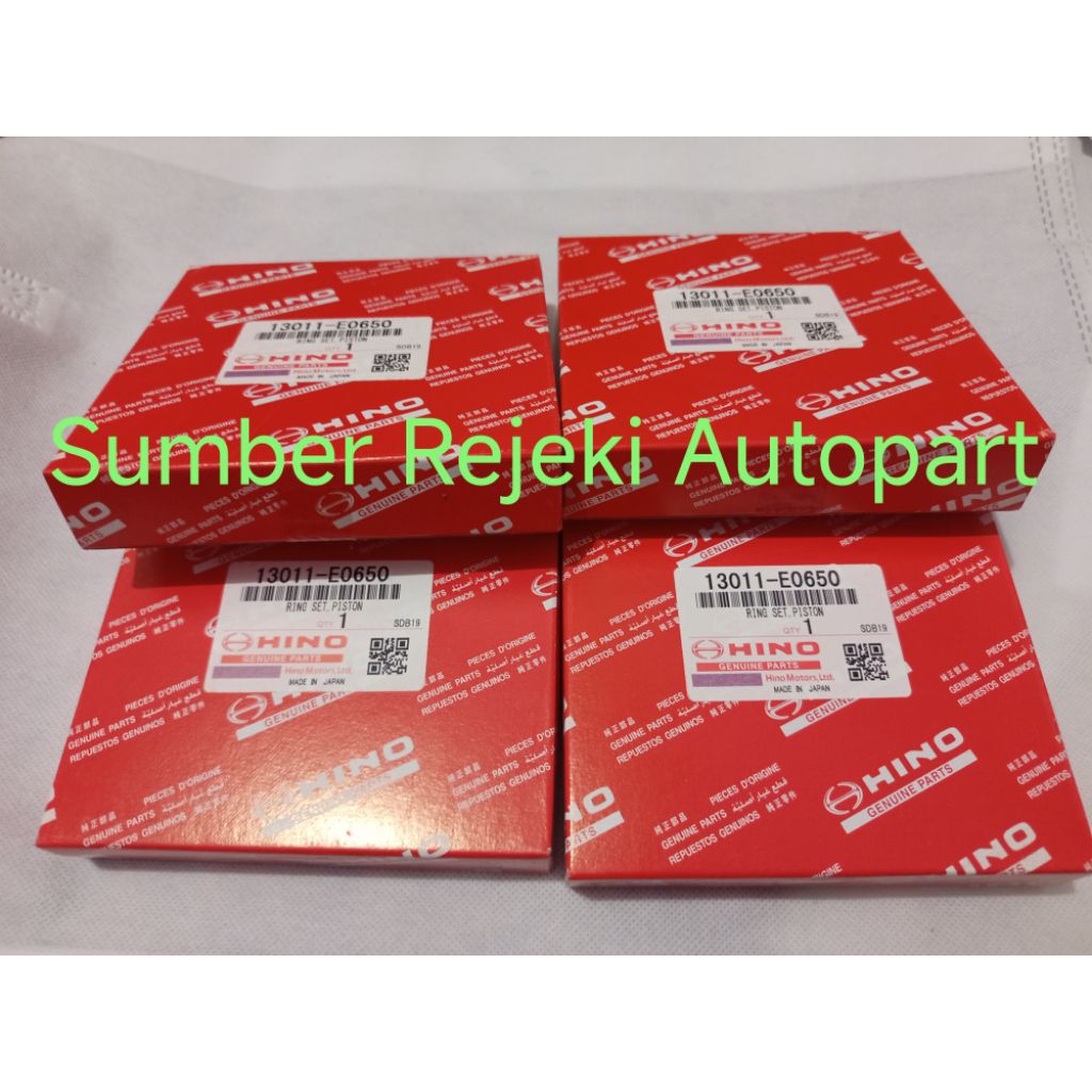 RING PISTON RING SEHER SET HINO 500 260ti LOHAN