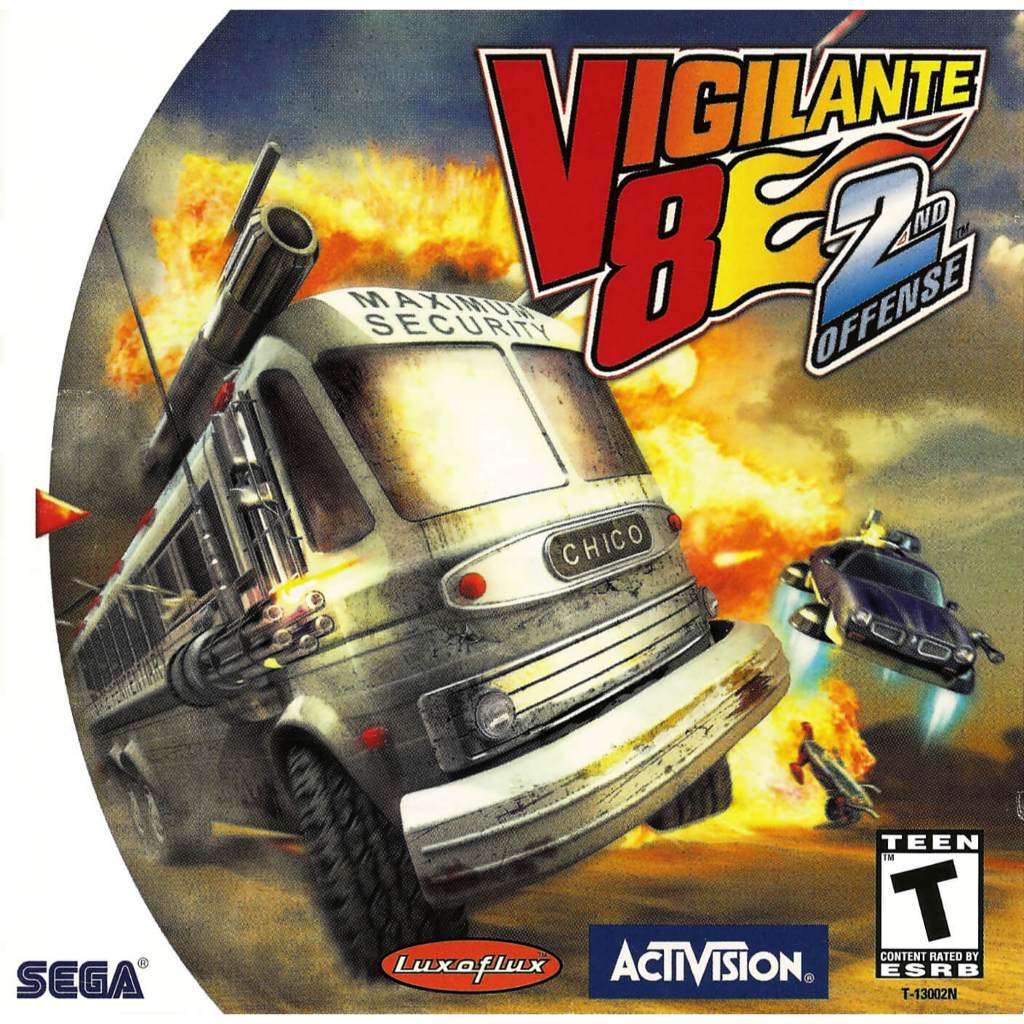 Kaset Game Sega Vigilante 8: 2nd Offense