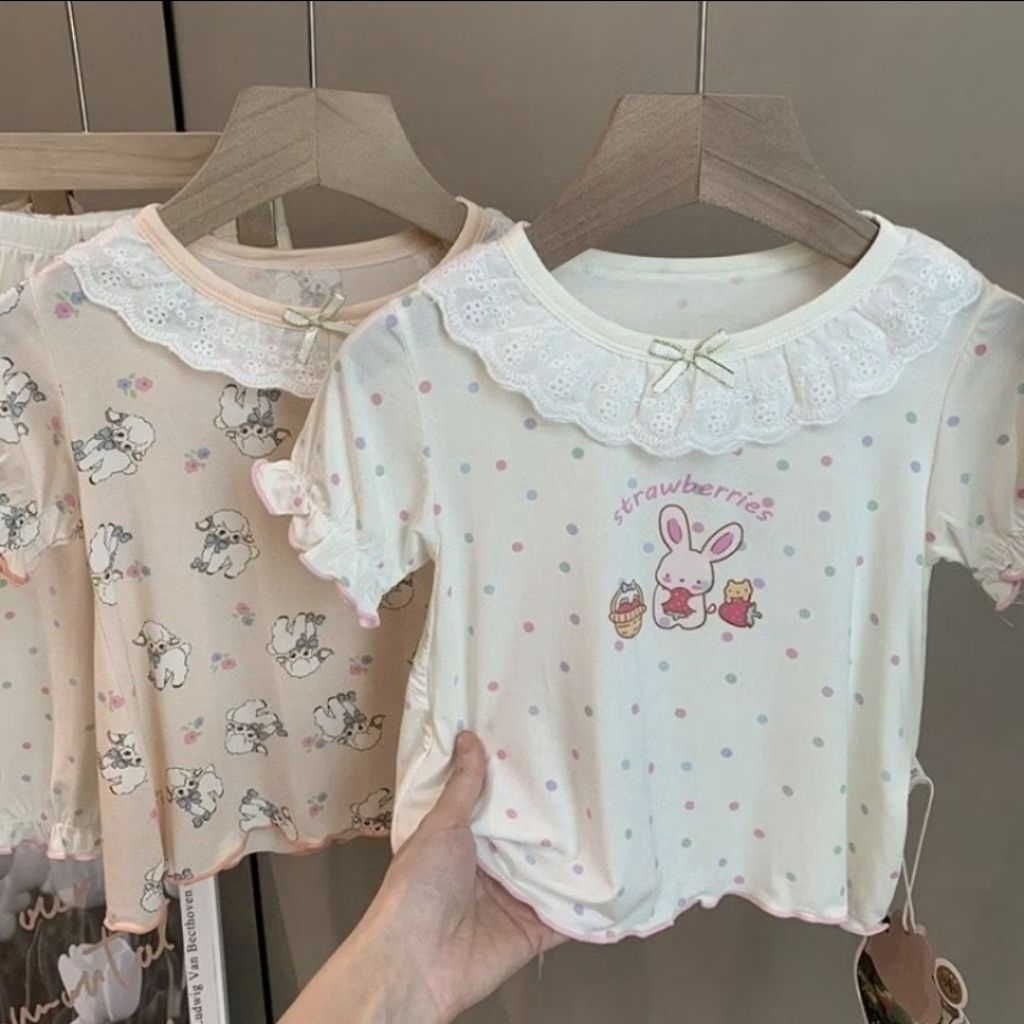 Baju Tidur Anak Tencel Perempuan Piyama Anak Keren Lucu TENCEL