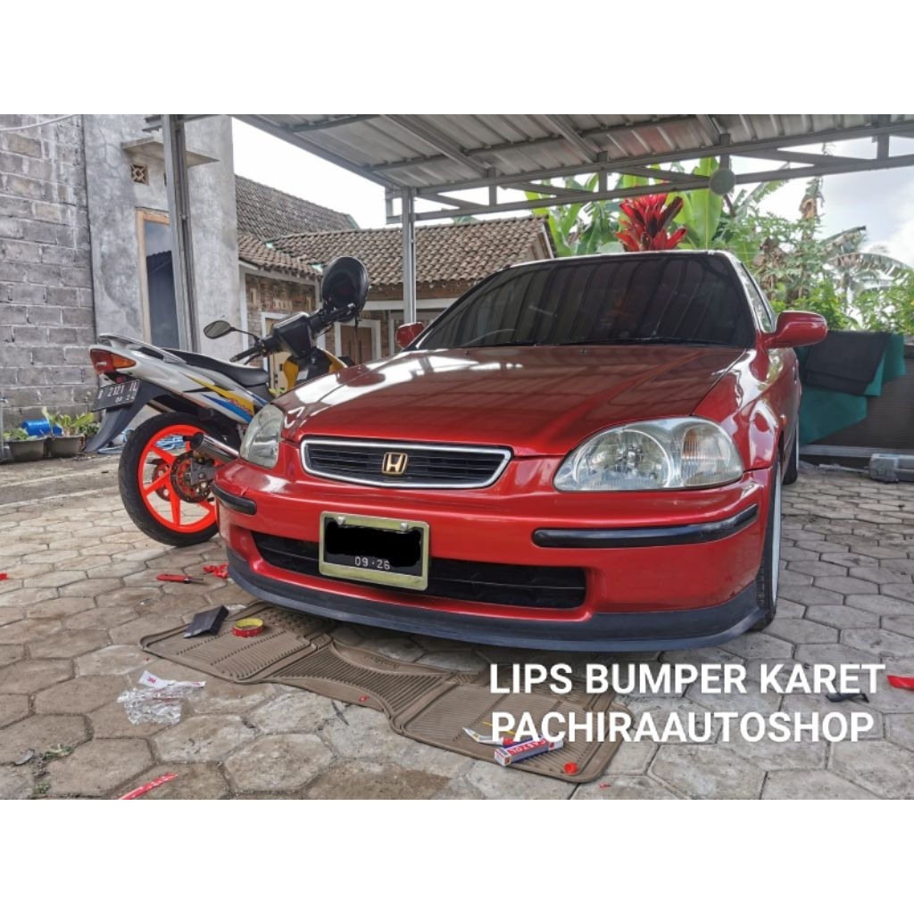 Lips Bumper Lips Bemper Civic Ferio Bahan karet