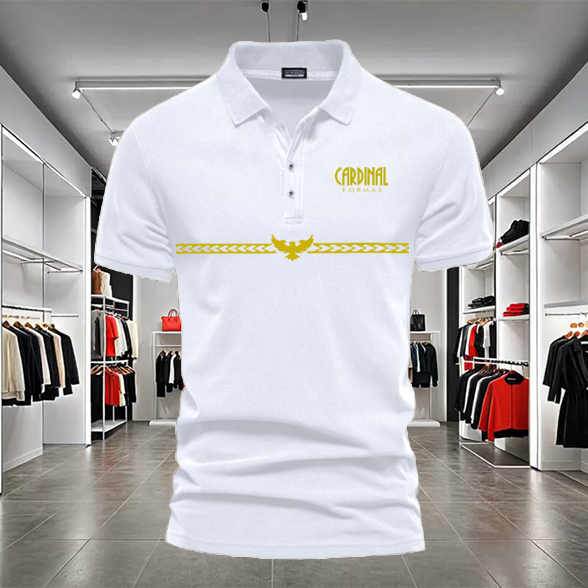 kaos Kerah distro murah Baju Polo kerah lengan pendek logo CF Garis Tek Gold,,/ kuwalitas premium pr