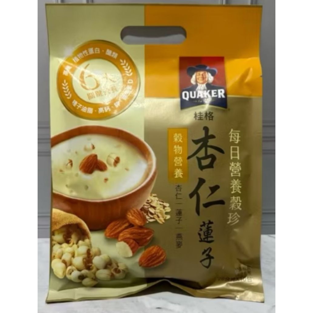 QUAKER  INSTANT OATMEAL ALMONT NUT Import  TAIWAN
