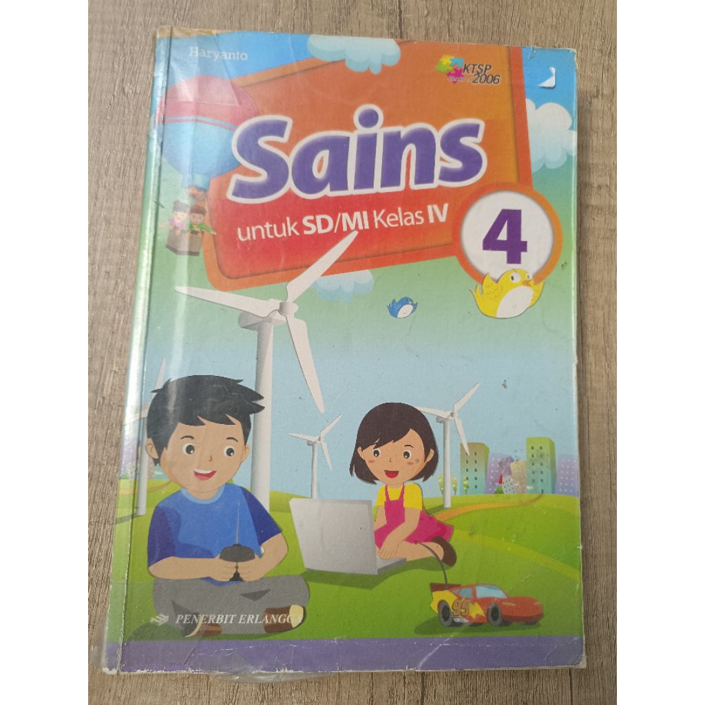 buku pelajaran sains SD haryanto erlangga KTSP 2006