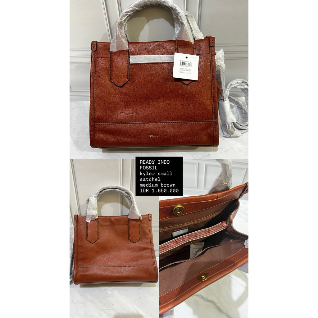 FS kyler small satchel medium brown