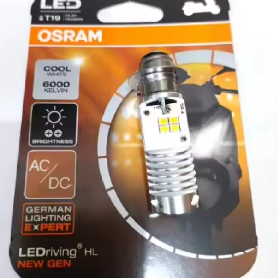 PROMO... BOHLAM LED LAMPU BOHLAM DEPAN LED 0SLAM putih motor beat mio BOHLAM LED supra grand jupite
