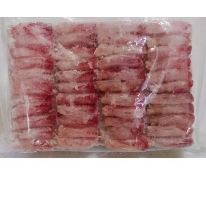 Daging kepiting Alaska king Crab Premium 1kg up