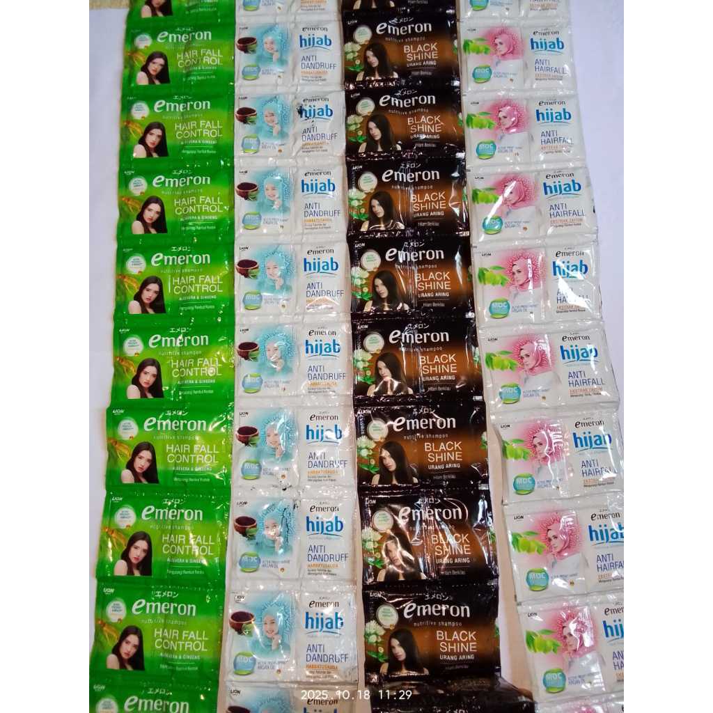 Sampo Emeron 1 Renceng Isi 24 Sachet Sampo Termurah