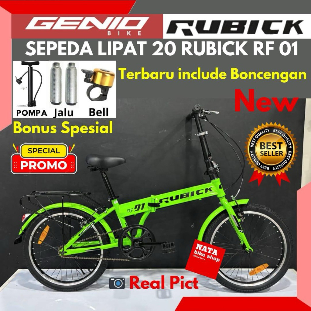 Sepeda Lipat 20 Rubick RF-01 Boncengan Terbaru