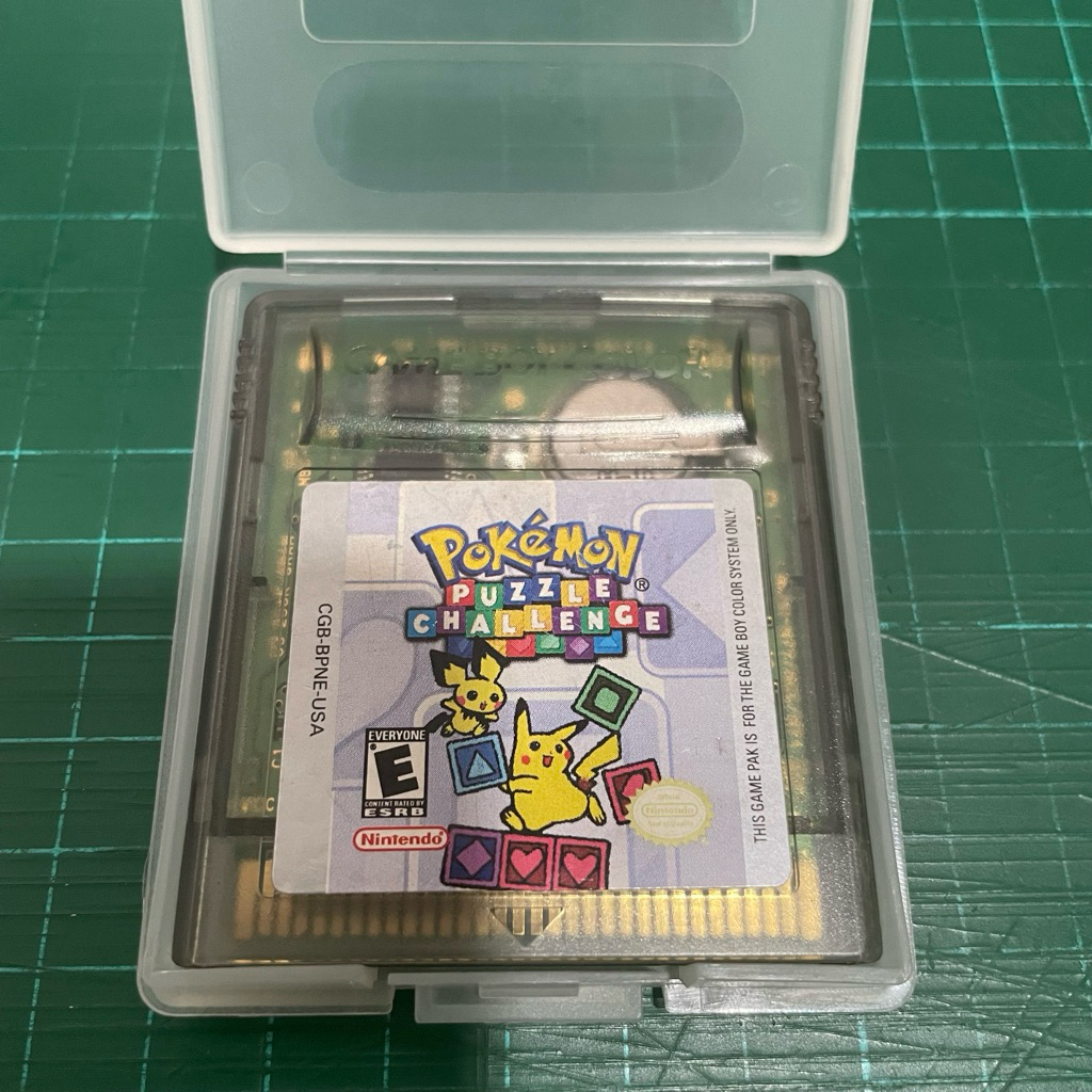 Pokemon Puzzle Challenge Gameboy Color GBC Gameboy Advance GBA SP Nintendo