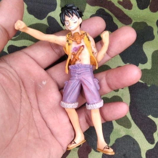 figure  luffy one piece kartun karakter manga anime bandai treasure gate super styling pvc monkey dl