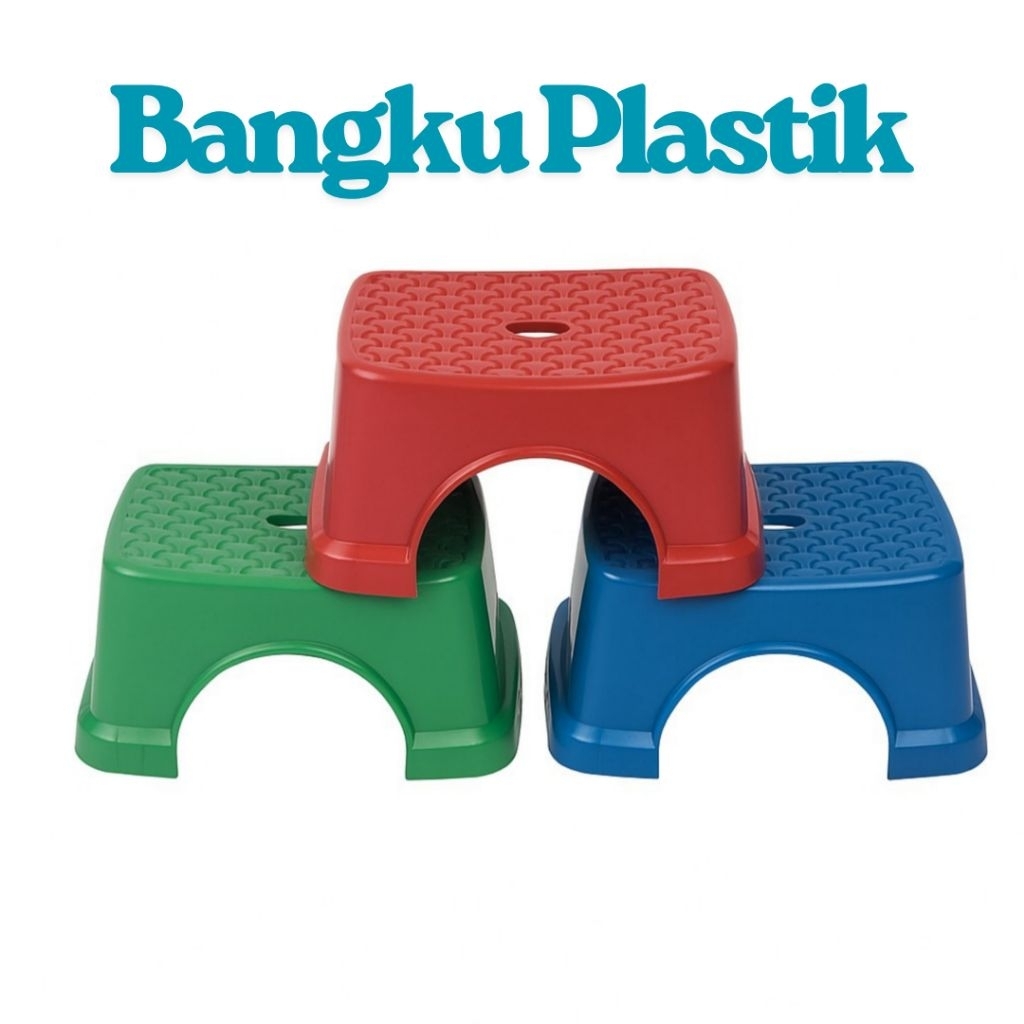 Bangku Dingklik Plastik Pendek Kursi Plastik Pendek