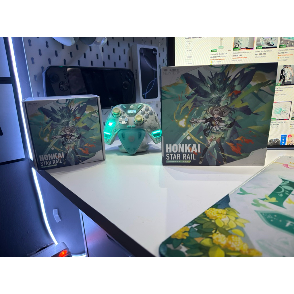 Gamepad Honkai Star Rail Firefly Flydigi Apex 4 + Charging Dock