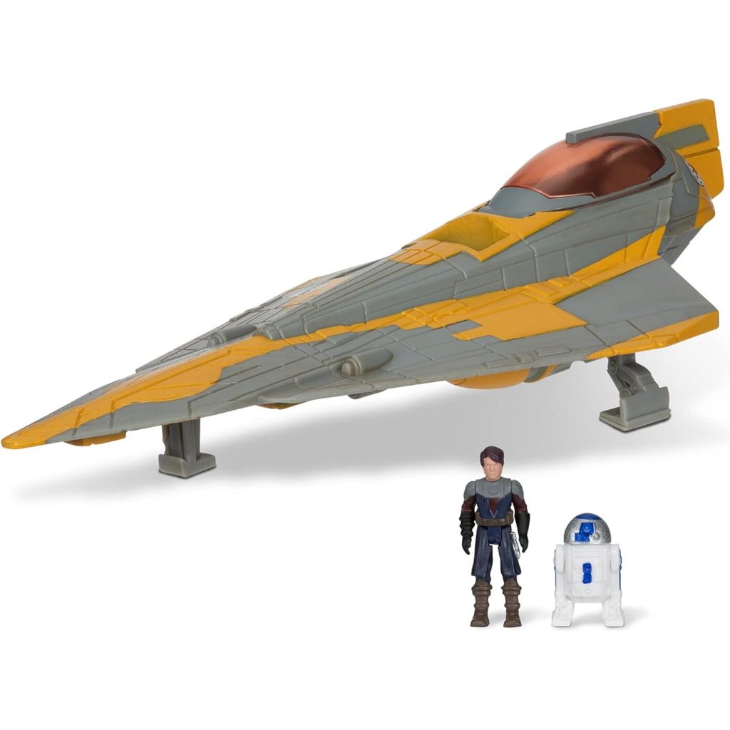 Star Wars Micro Galaxy Squadron Anakin Skywalker's Jedi Starfighter - 5-Inch Starfighter Class