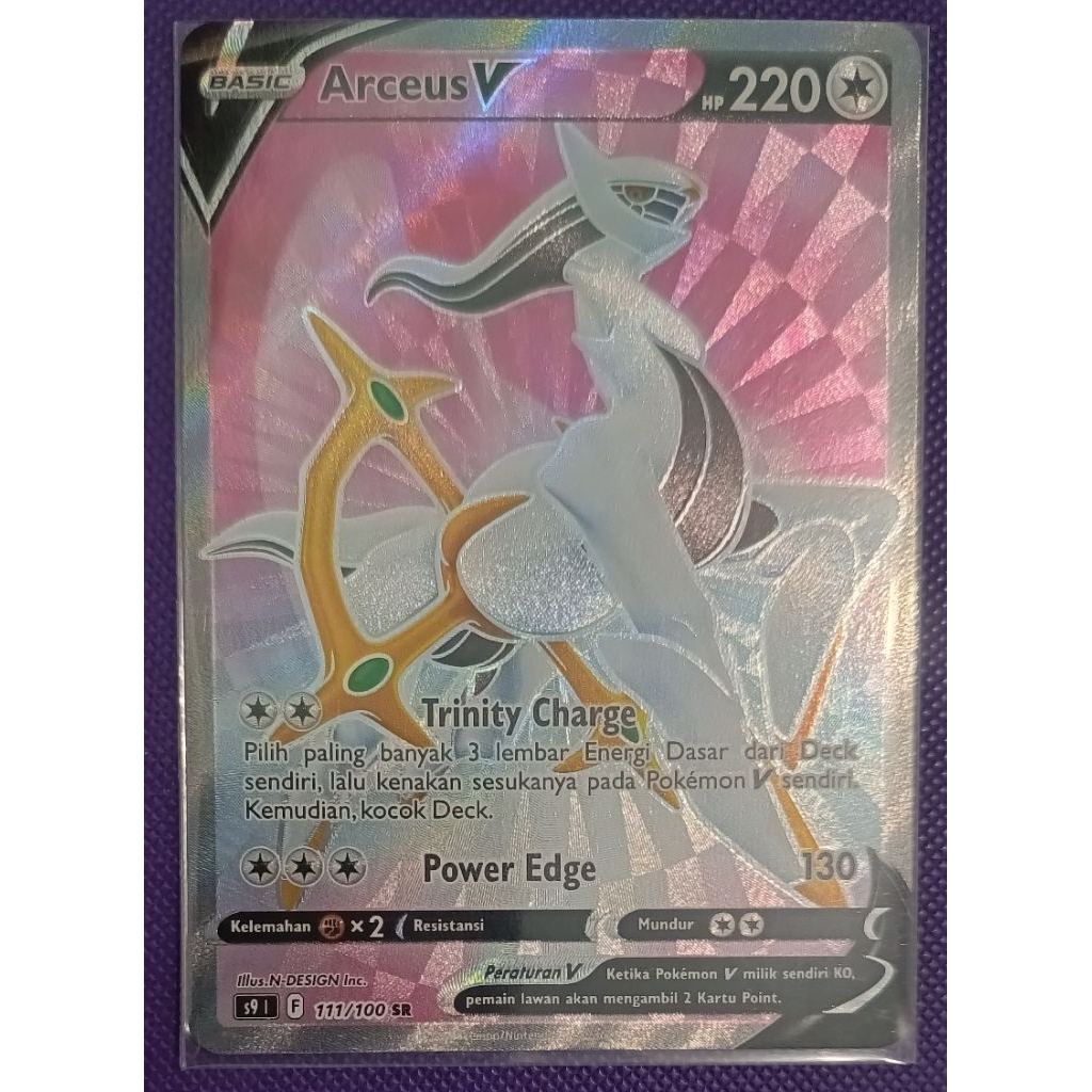 Pokemon Indonesia - ARCEUS V (SUPER RARE)