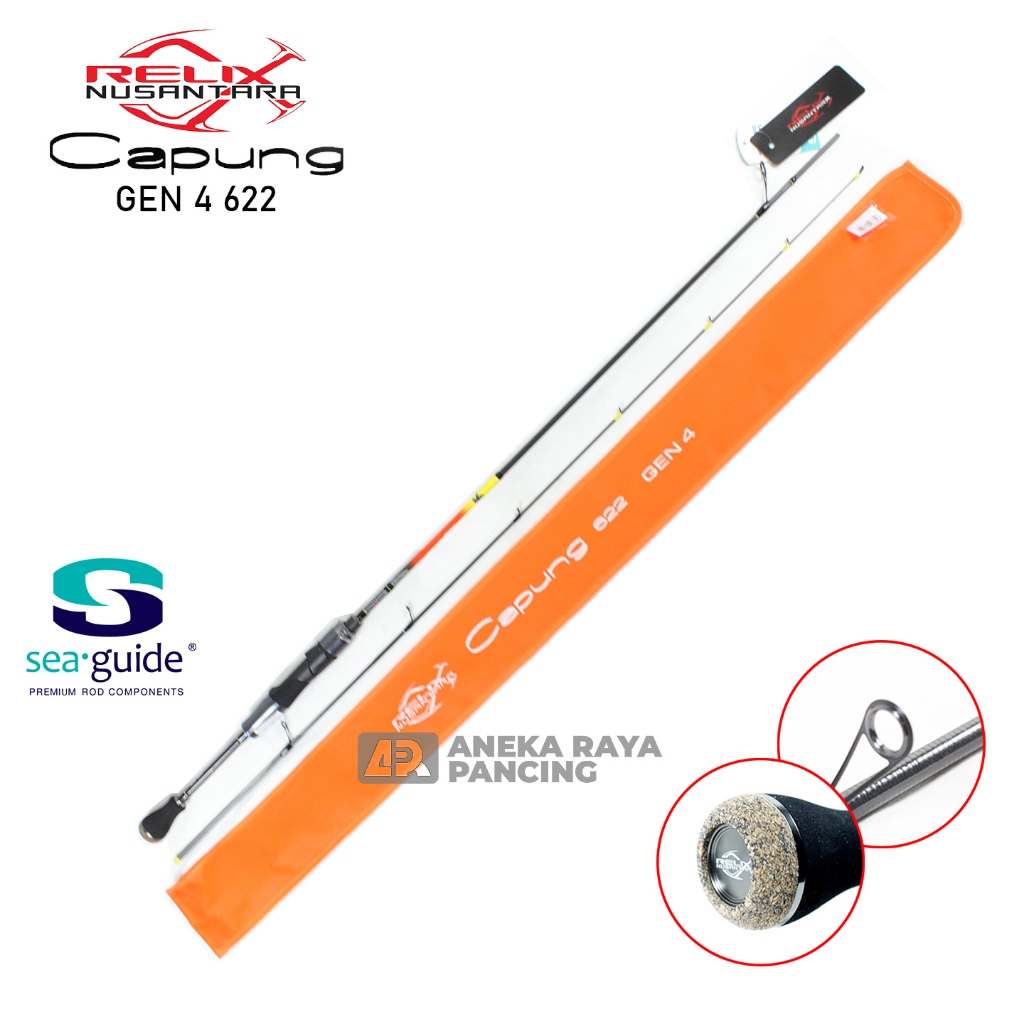 JORAN SPINNING RELIX NUSANTARA CAPUNG GEN 4 / Joran Ultralight Casting Original / Ringan Kuat Berkua