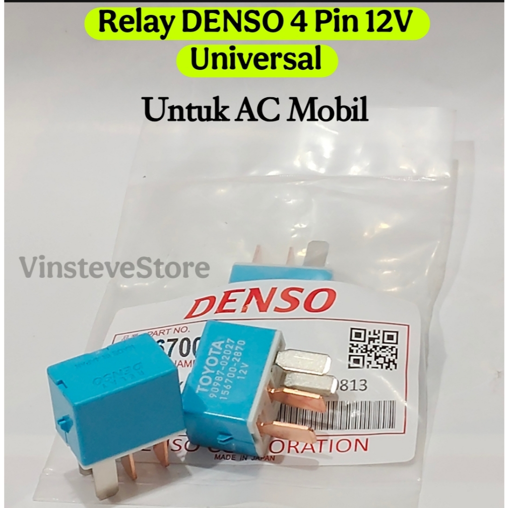 Relay DENSO Untuk AC Mobil 12 Volt Universal