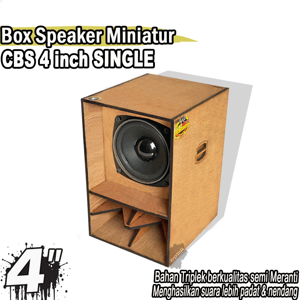 Box Speaker Miniatur CBS 4 INCH