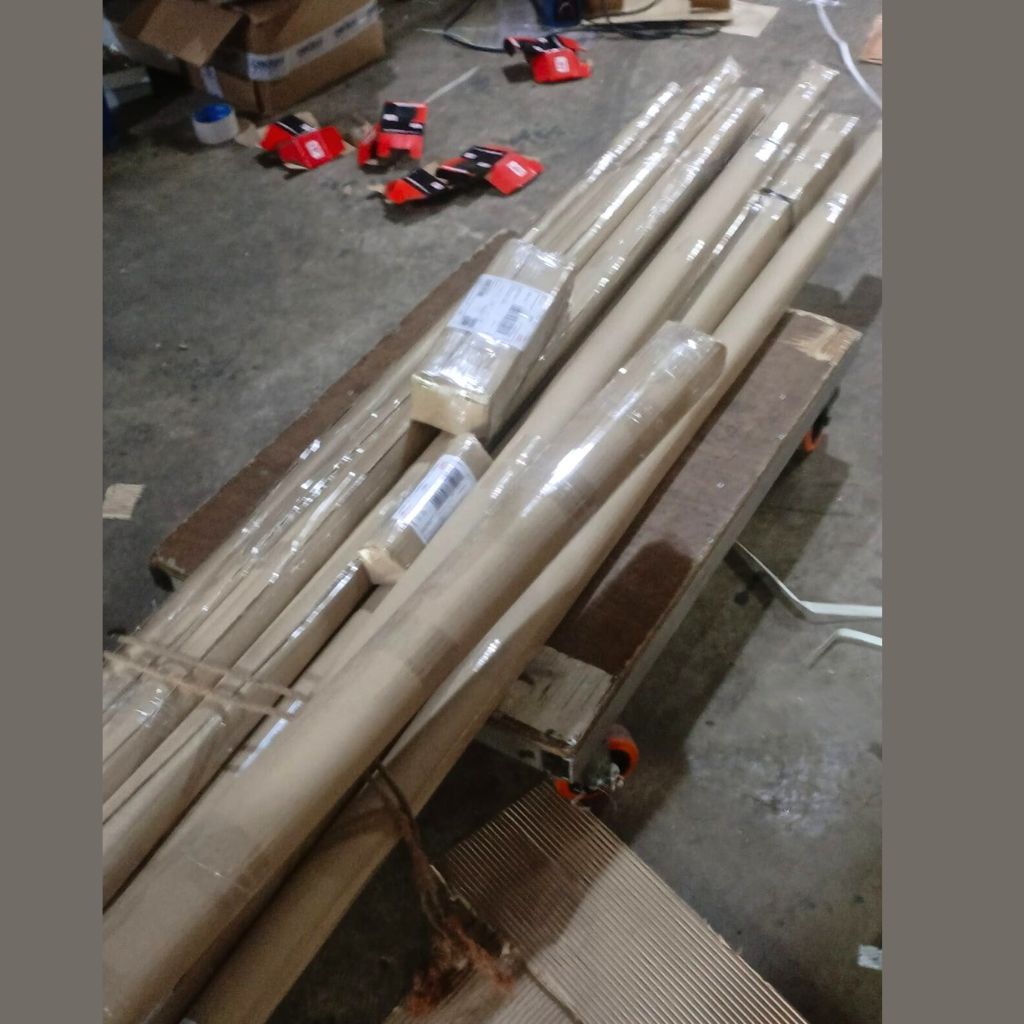 Uddjaya_ Rel Pintu Sliding Arrone A6 Double (3Meter) Set Komplit Sliding Track (Free