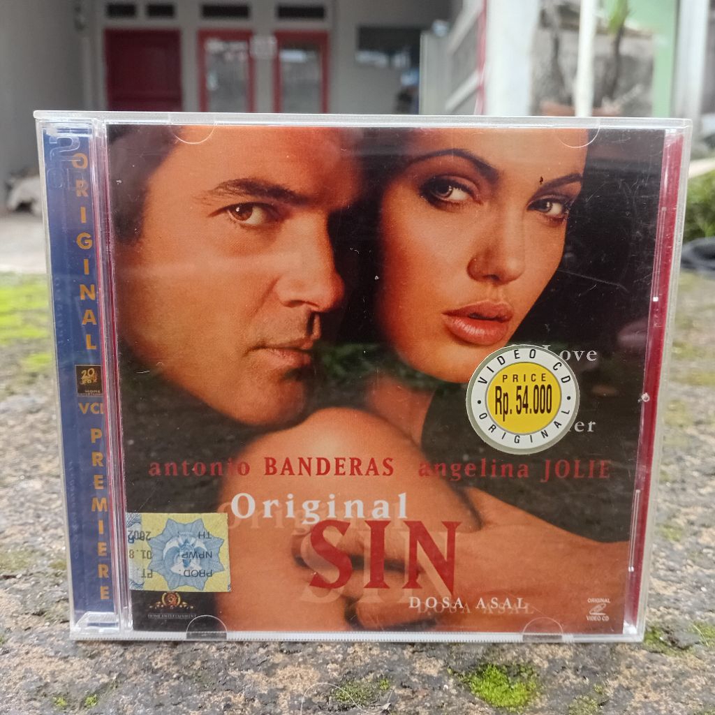 VCD Original Sin Angelina Jolie (2001) Teks Indonesia Original Metro-Goldwyn-Mayer Pictures VideoCD