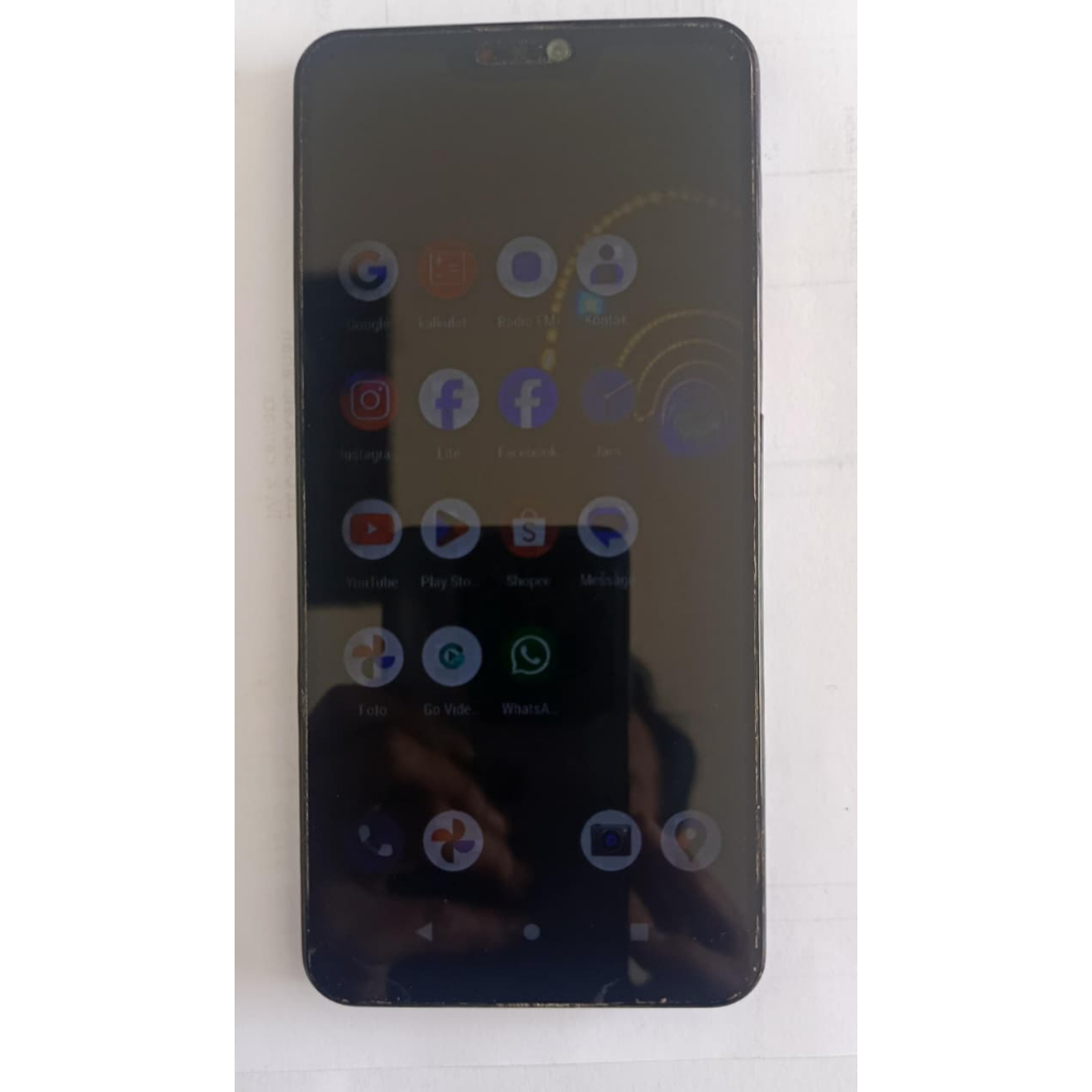 Asus Zenfone Max pro M2, minus lcd gelap