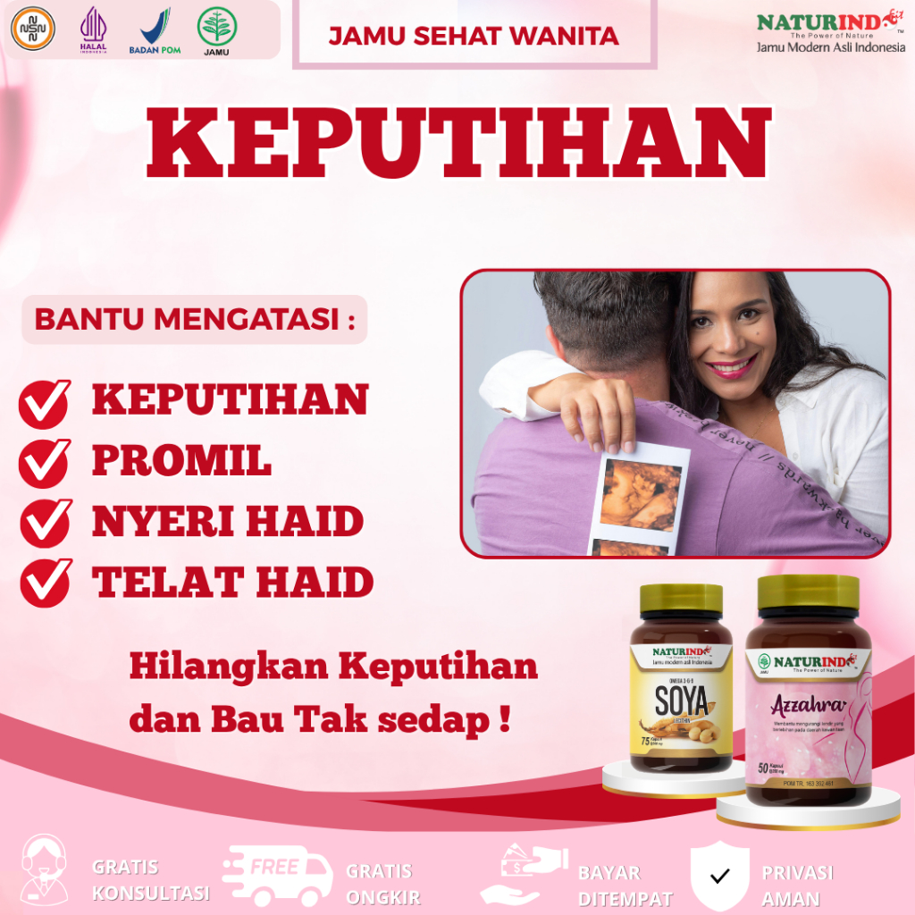 Obat Keputihan Pelancar Haid Promil Ampuh Cepat Hamil Jamu Sehat Wanita Azzahra Naturindo