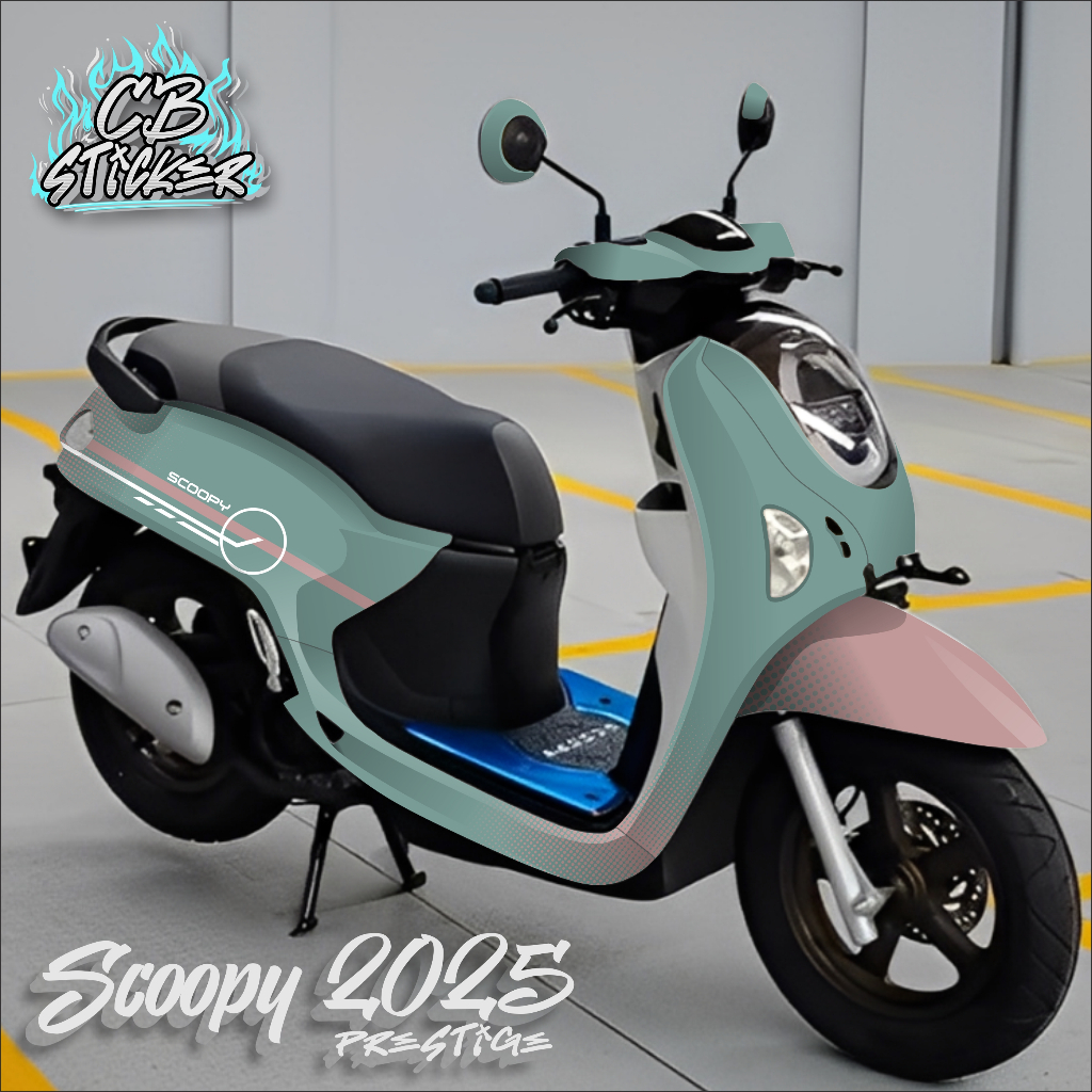 Decal Scoopy Full Body 2025 Stiker Scoopy Lagi Viral 2025 Decal Scoopy Full Body 2025