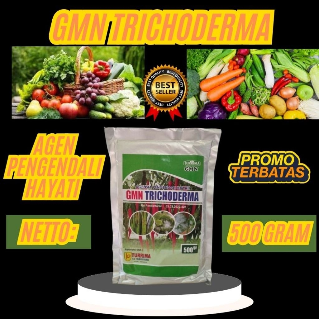 SOLUSI AJAIB  Trichoderma Anfush, Trichoderma Asperellum, Trichoderma Alami Isi 500gram