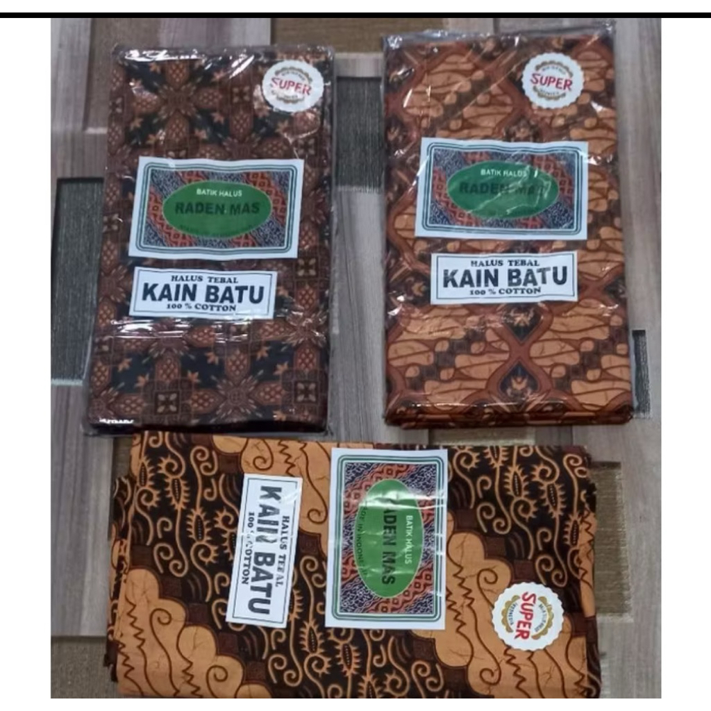 Tapih bahalai Raden mas-Bintang-widuri putih halus tebal KAIN BATU