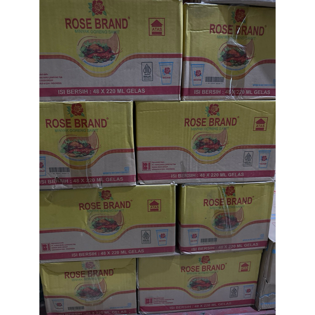 minyak gelas Rosebrand 220Ml